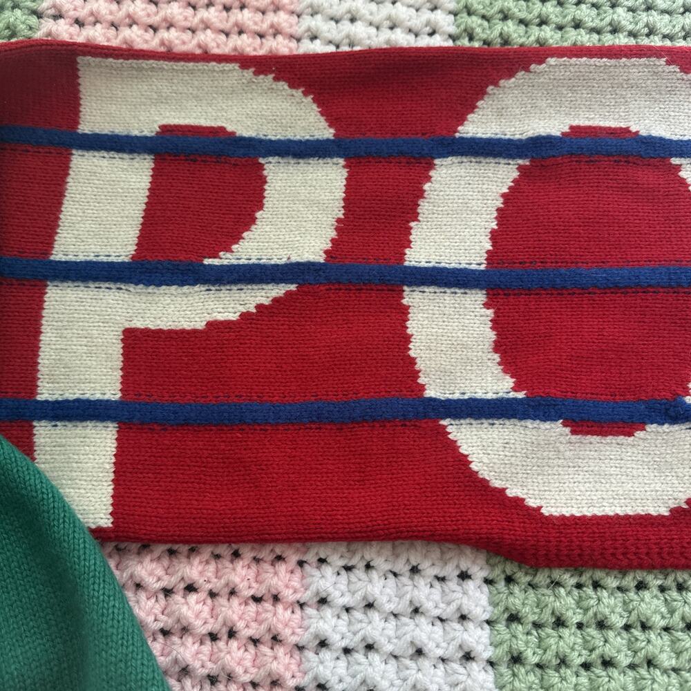 Polo Ralph Lauren Downhill Skier Stadium Hi Tech Wool Scarf NWT Read Description - Picture 11 of 16